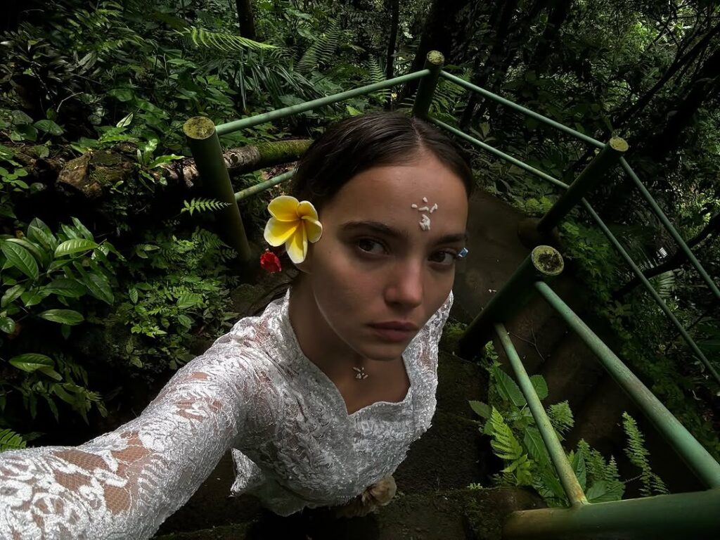 Inka Williams in Bali's natural setting